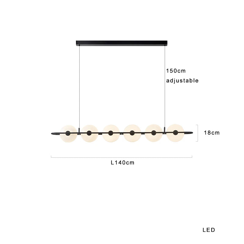 Decorbites™ Glasleuchter: Luxuriöse minimalistische Dekoration für Zuhause oder Laden-Ausstellung