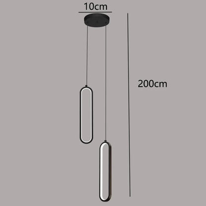 DecorBites™ LED Staircase Chandeliers | Modern Pendant Light for Living Room