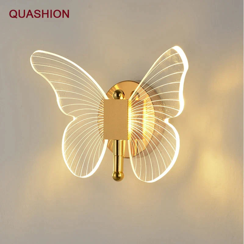 DecorBites™ Butterfly Copper Wall Lamp for Luxury Home Decor