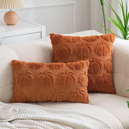 DecorBites™ Halloween Plush Cushion Cover for Festive Living Room Decor