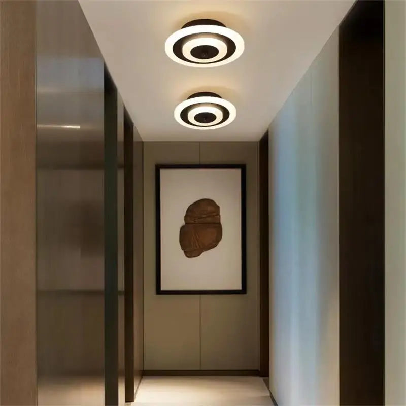DecorBites™ LED Ceiling Light: Modern Round Square Lighting Fixture for Home Decor