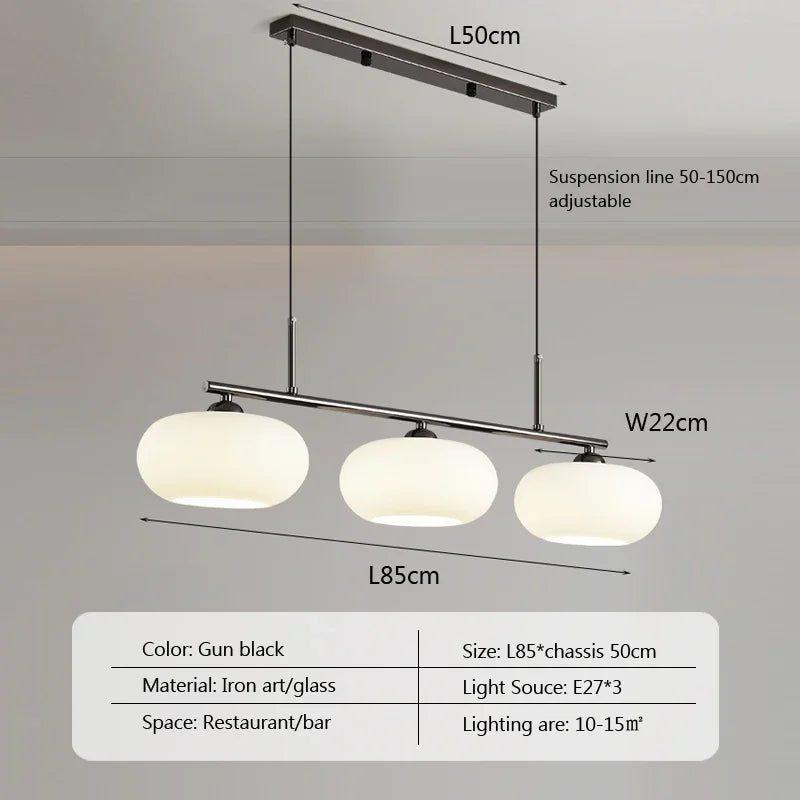 DecorBites™ Glass Chandelier: Luxury Modern Interior Decor Lighting for Living Room, Bedroom, Restaurant