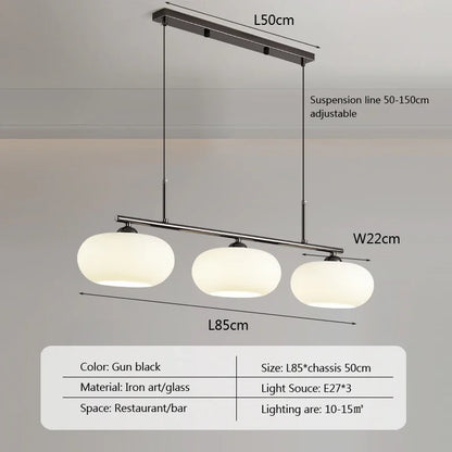 DecorBites™ Glass Chandelier: Luxury Modern Interior Decor Lighting for Living Room, Bedroom, Restaurant