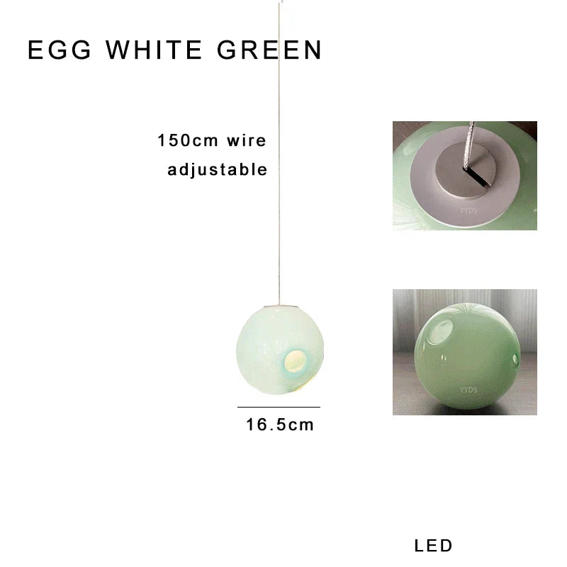 Luces colgantes de vidrio esmerilado Decorbites™ 16 piezas LED regulables lámpara colgante vintage Sputnik