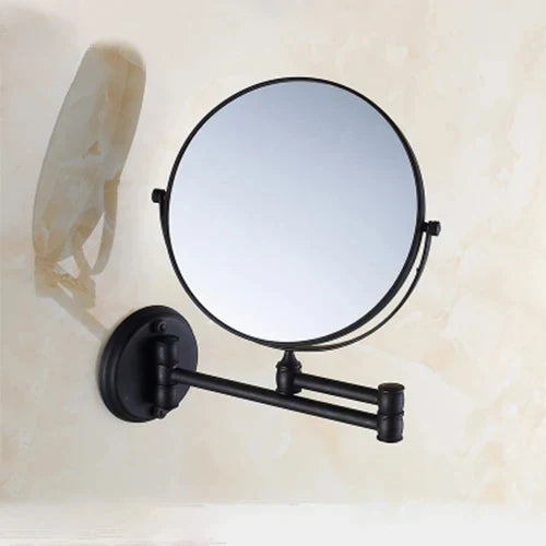 DecorBites™ Adjustable Wall Mounted Cosmetic Mirror 1X/3X Magnification 2-Face Bathroom Mirror