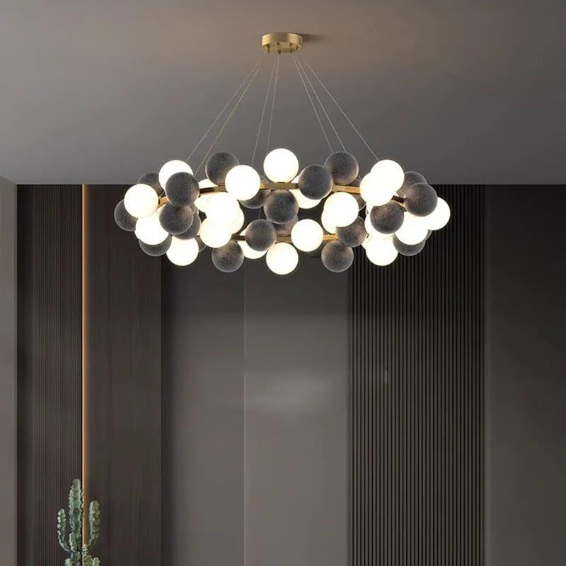 Chrome Linear LED Chandelier