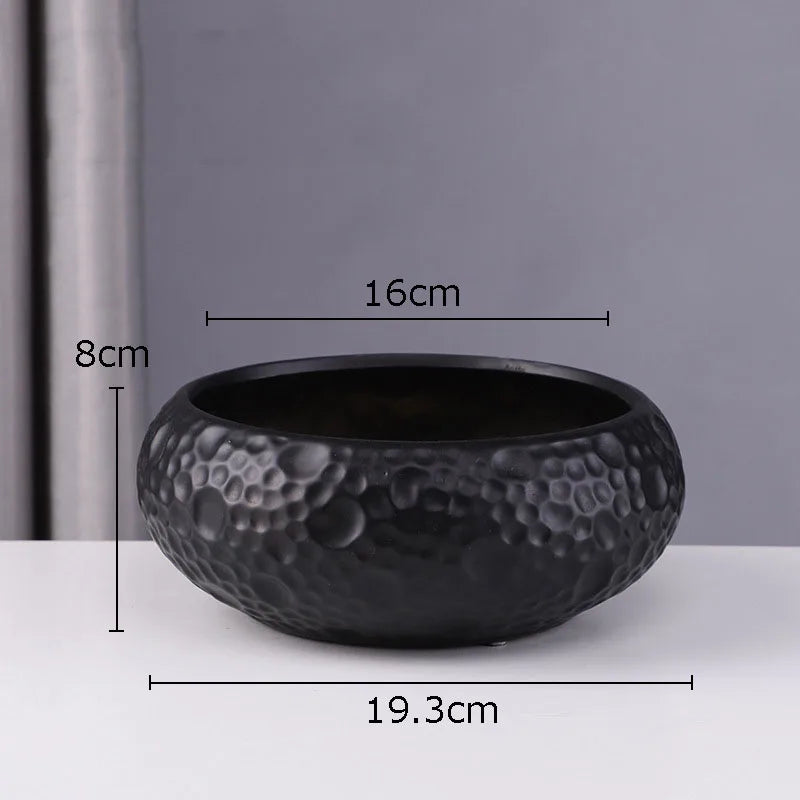 DecorBites™ Ceramic Vase Modern Decor Ornaments Pot Plants Flower Arrangement Ornamental Decor vase