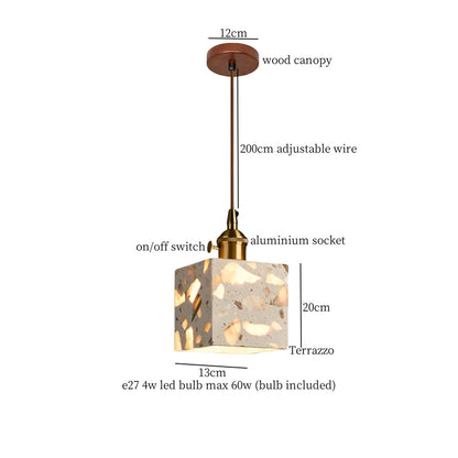 DecorBites™ Green Marble LED Pendant Light - Modern Nordic Interior Lighting Fixture