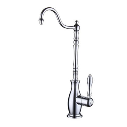 DecorBites™ Gold Kitchen Sink Faucet Cold Water Tap 360° Rotating Drinking Faucet Solid Brass