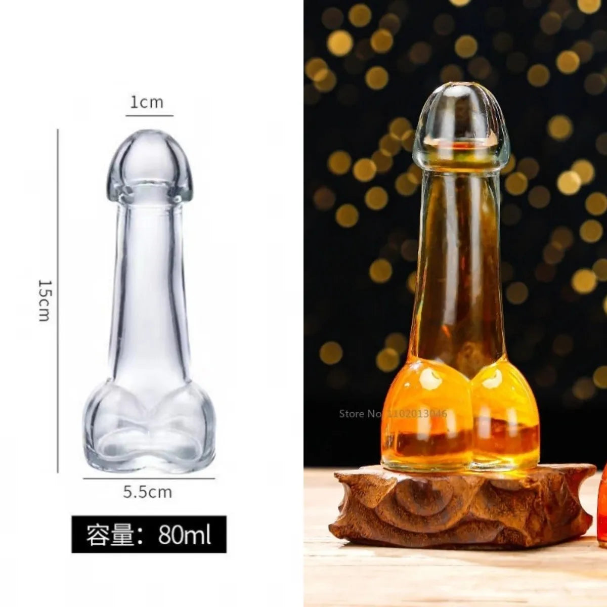 DecorBites™ Globe Shape Wine Glasses Set for Home Bar Parties and Events