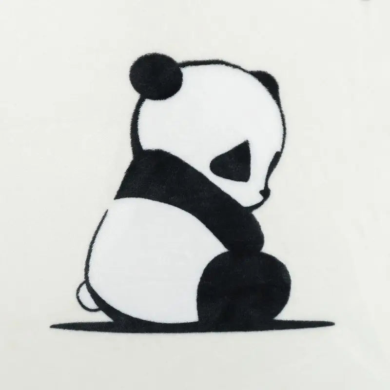 DecorBites™ Cartoon Panda Flannel Double Sided Woolen Blanket for Home Office Sofa - Super Soft & Cozy