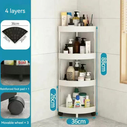 Estantería rodante de 5 niveles DecorBites™ para organizar la cocina y el baño