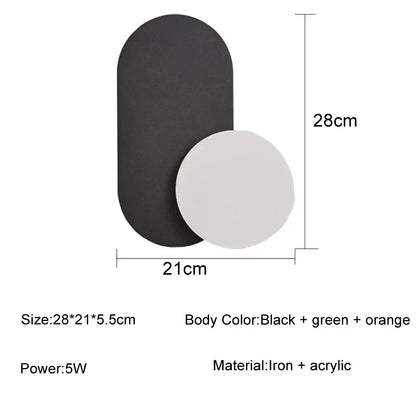 DecorBites™ LED Wall Lights for Modern Living Room, Bedroom, and Study Decor