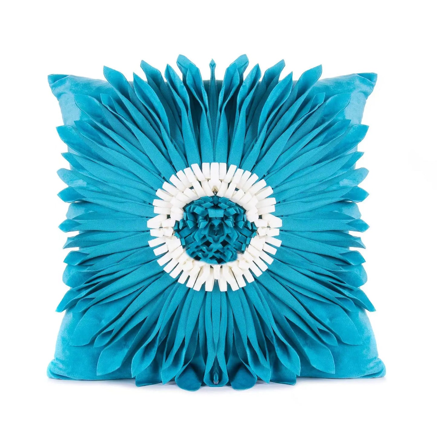 DecorBites™ Bohemian Tufted Tassel Cushion Cover | Plush Embroidered Decorative Pillow for Sofa