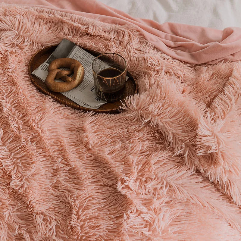 Manta de piel sintética acogedora DecorBites™ para todas las estaciones