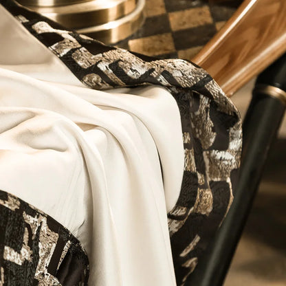 Juego de cama DecorBites™ 200S de algodón egipcio bordado - Tamaño Queen/King