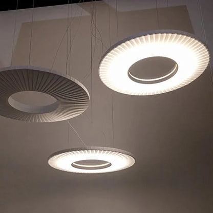 DecorBites™ Dix Iris Pendant Light Fabric Round Ring Aesthetics Art Decor Light