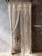 Macrame Cotton Door Curtain | Boho Wall Hanging Tapestry by Decobites