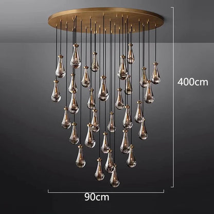 DecorBites™ LED Pendant Light Chandeliers for Living Room Staircase Indoor Lighting