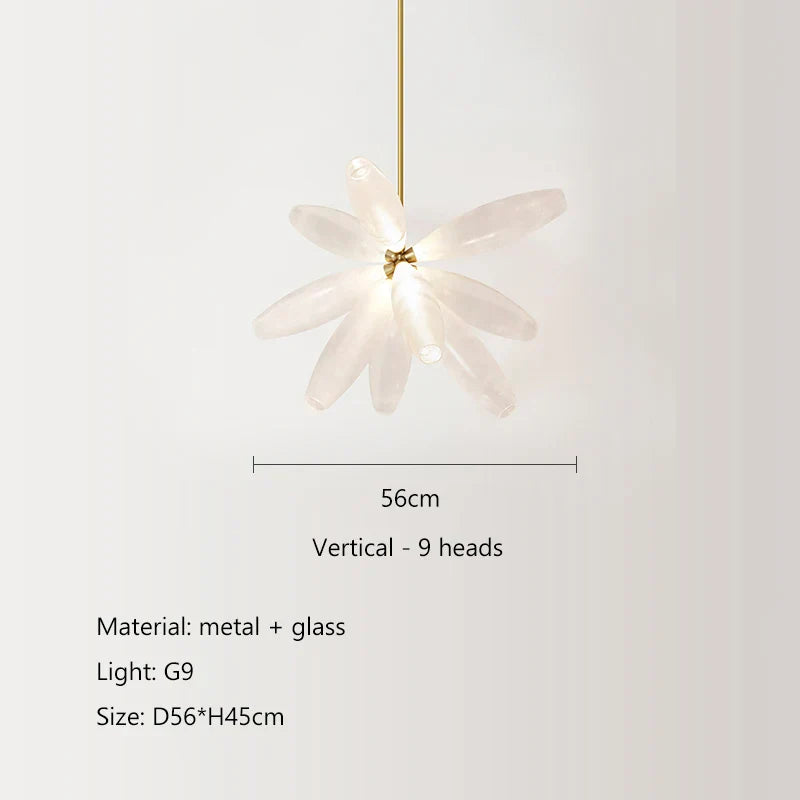 DecorBites™ Elegant Glass LED Pendant Light for Living, Dining, Bedroom, Bar - Nordic Minimalist Design