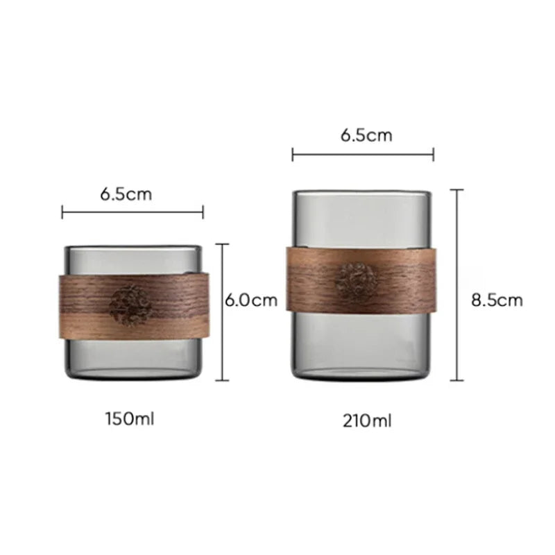 Decorbites™ Japanisches Glas-Teetasse hitzebeständiger Meisterbecher Haftasschenbecher für zu Hause