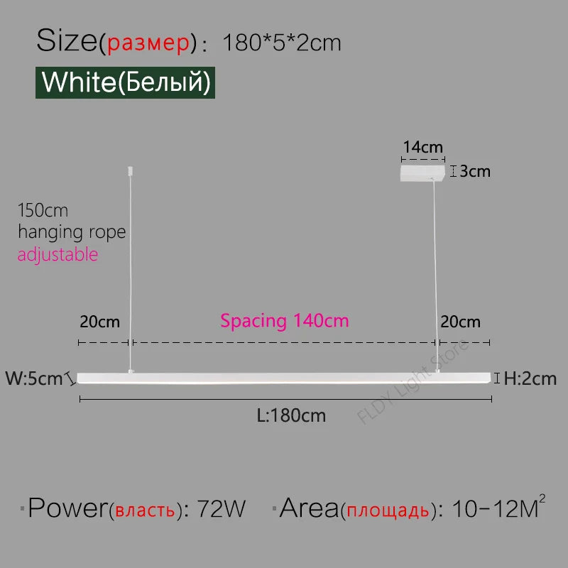 DecorBites™ LED Chandelier for Modern Nordic Minimalist Style Dining Room and Kitchen