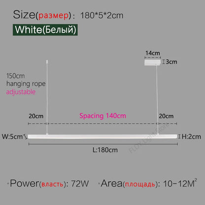 DecorBites™ LED Chandelier for Modern Nordic Minimalist Style Dining Room and Kitchen