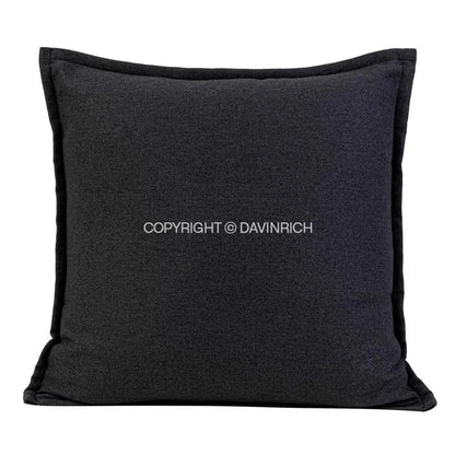 غطاء وسادة هندسي من القطن والقنب من DecorBites™ مقاس 45×45 سم، غطاء مزخرف على طراز Wabi Sabi