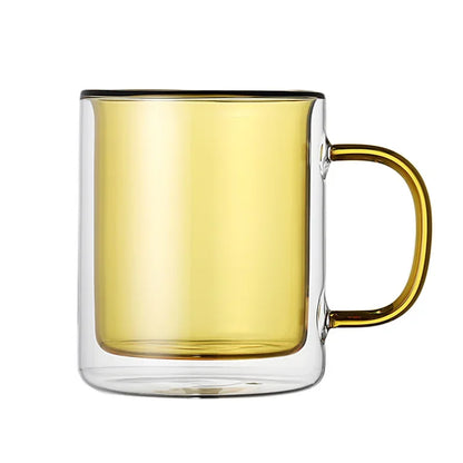 DecorBites™ Double Bottom Whiskey Wine Glass Tumbler, Set of 2 – Creative Drinking Mug