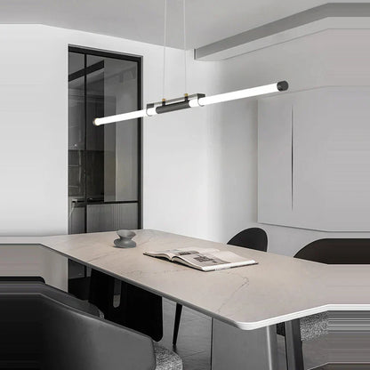 DecorBites™ LED Black Gold Designer Chandelier Lighting for Dinning Room