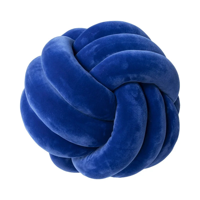 Plush Knot Ball Pillow 28cm Japanese Style