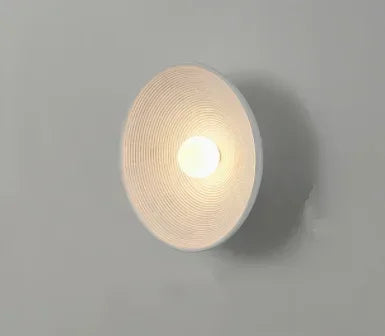 Aplique de pared de resina estilo japonés DecorBites™ - Aplique redondo retro