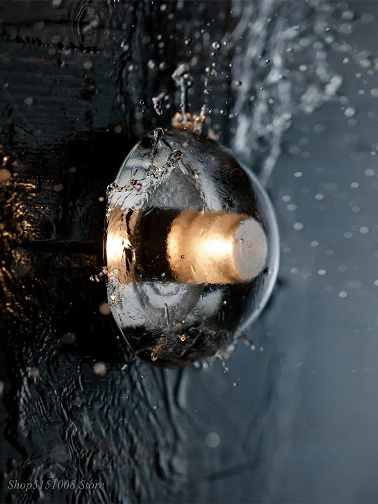 Aplique de pared de cristal DecorBites™ para exteriores, escaleras, pasillos, villas, patios y balcones.