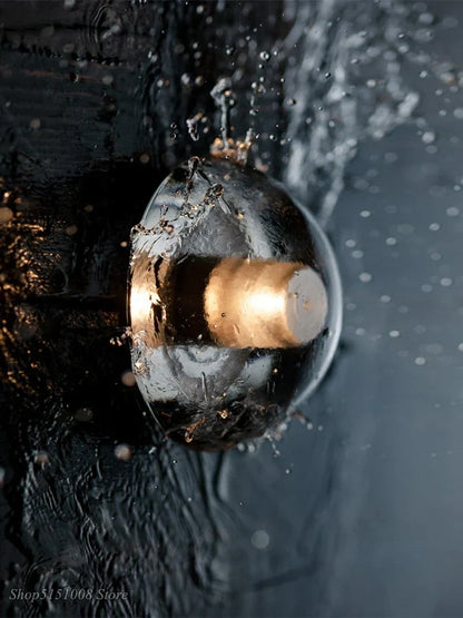 Aplique de pared de cristal DecorBites™ para exteriores, escaleras, pasillos, villas, patios y balcones.