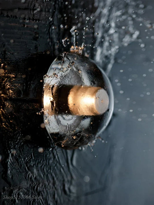 Aplique de pared de cristal DecorBites™ para exteriores, escaleras, pasillos, villas, patios y balcones.