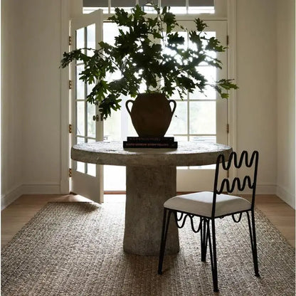 DecorBites™ French Retro Wave Dining Table and Chair Set