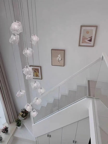 Lámparas colgantes tipo araña cúbicas DecorBites™ para restaurantes, lofts, escaleras, dormitorios y decoración artística.