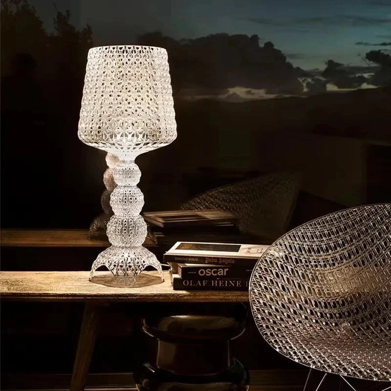 DecorBites™ Acrylic Kabuki Table Lamp LED Floor Light for Living Room Bedroom