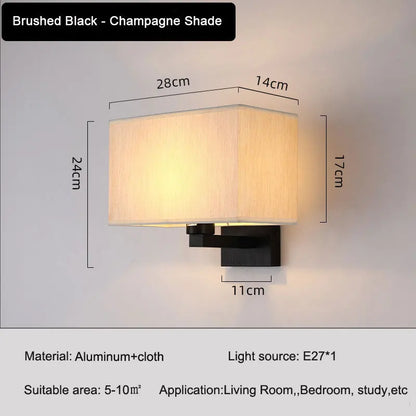 DecorBites™ Elegant Bedroom Wall Lamp, Modern & Minimalist Design for Hotel & Living Room