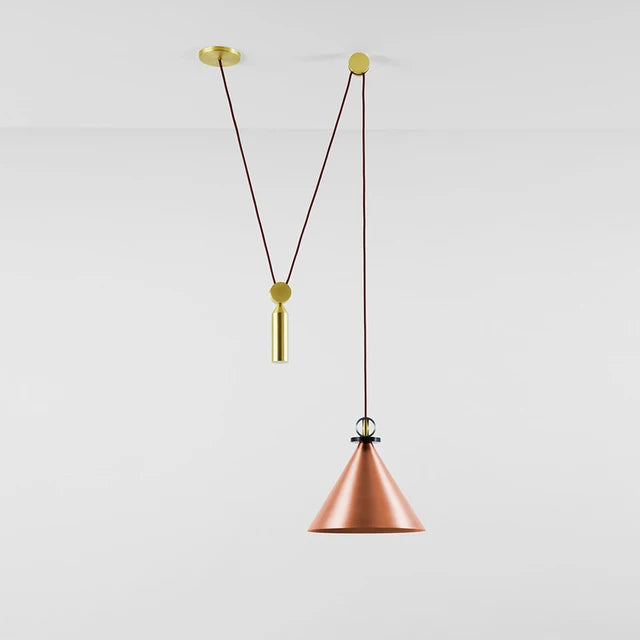 DecorBites™ Glass Chandelier: Adjustable Shape, LED Decorative Lamps for Restaurant, Bedroom, Bar.