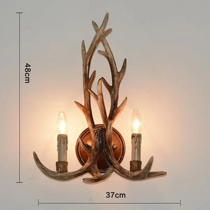 DecorBites™ Antler Pendant Chandelier for Home and Bar Decor - Industrial Deer Horn Fixture