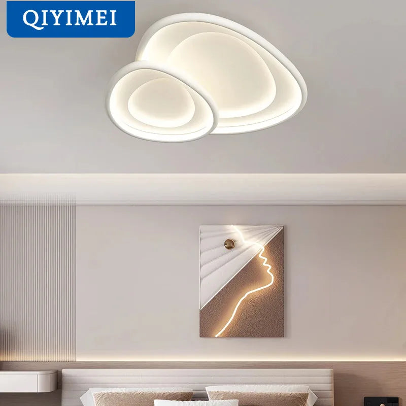 White Chrome LED Chandelier
