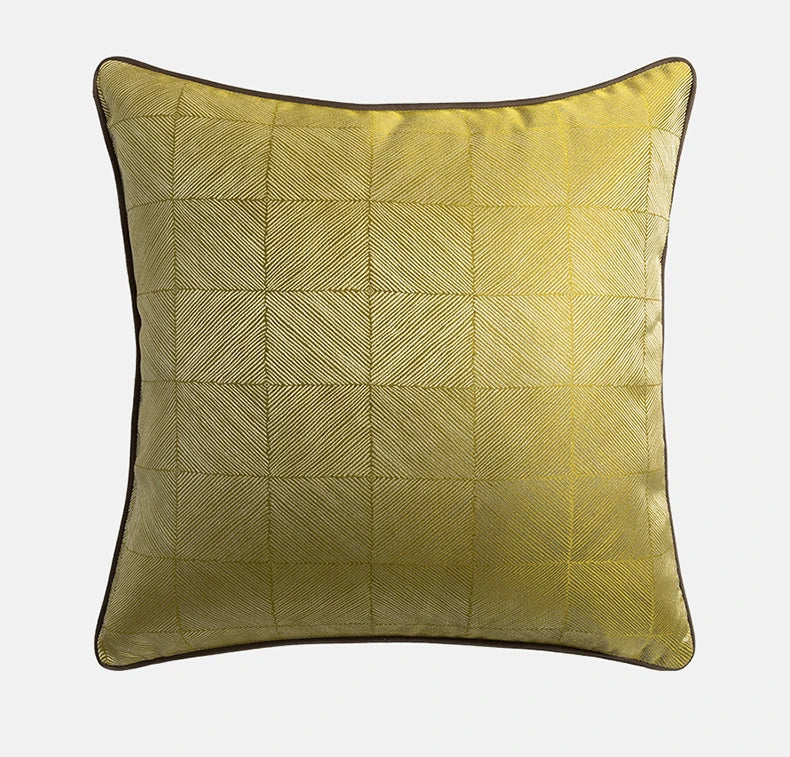 DecorBites™ Baroque Floral Geometry Jacquard Cushion Covers - European Classical Decor, 45x45cm