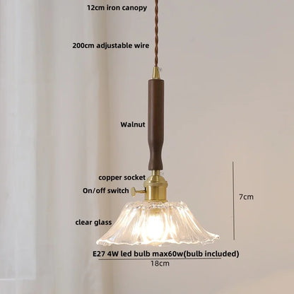 DecorBites™ Ceramic LED Pendant Light with Adjustable Wire, Modern Nordic Design