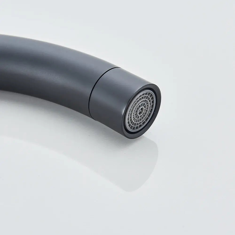 DecorBites™ Modern Black Floor Mounted Tub Faucet