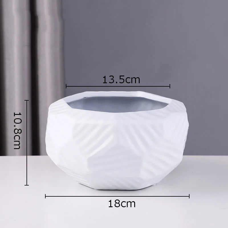 DecorBites™ Ceramic Vase Modern Decor Ornaments Pot Plants Flower Arrangement Ornamental Decor vase
