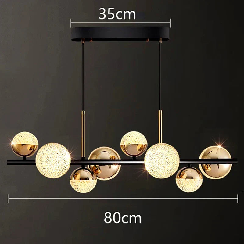 DecorBites™ LED Pendant Chandelier Light for Modern Living and Dining Room Decor