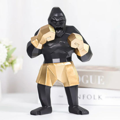 DecorBites™ King Kong Sculpture: Creative Gorilla Desk Decor and Gift