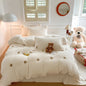 Decobites Teddy Velvet Bedding Set for Winter Warmth and High-end Comfort