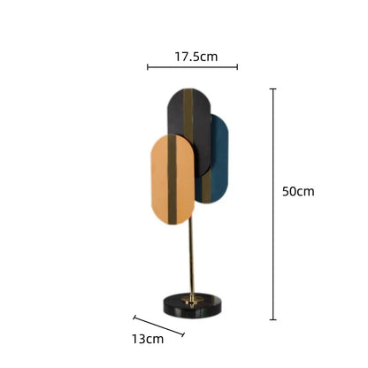 Decorbites™ Geometrische Ellipse Metallskulptur - Bunte Wohnungsdekoration Figur